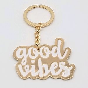 Good Vibes Keychain (NWOT)